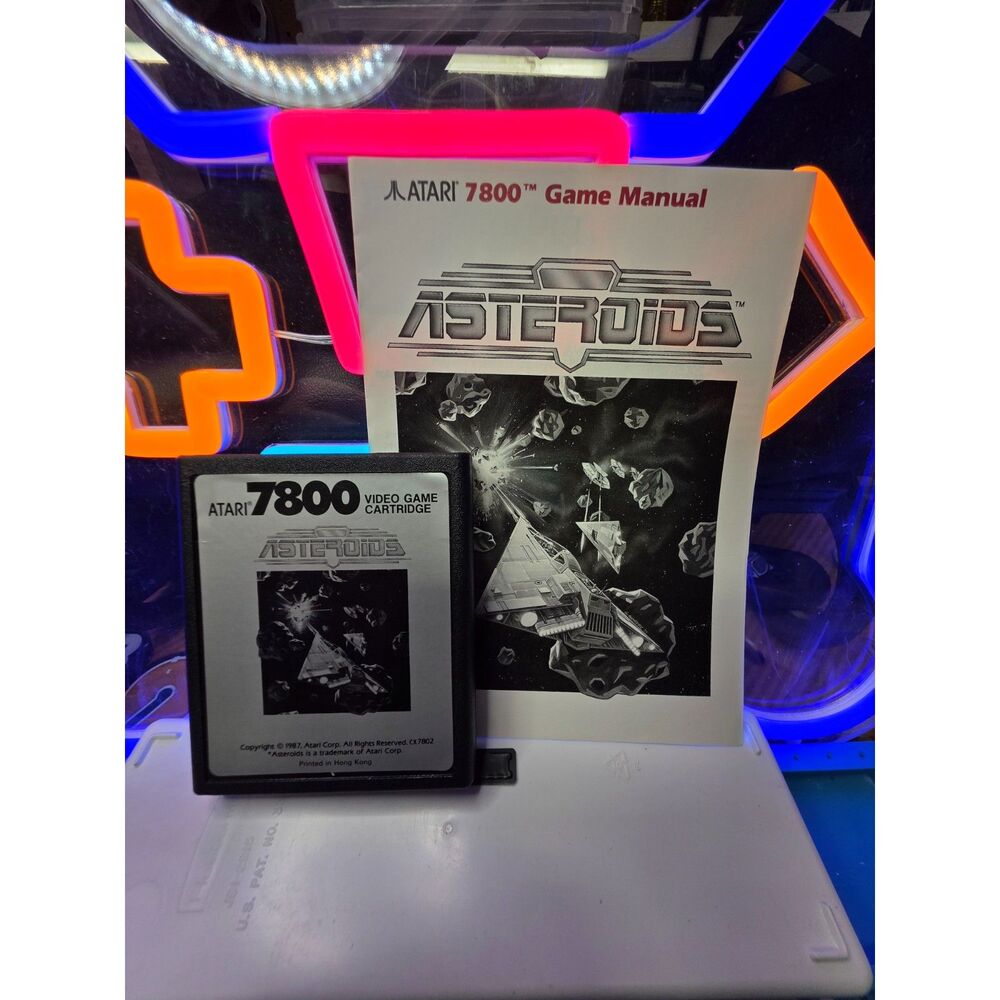 Asteroids + Manual for Atari 7800